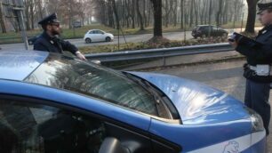 Una volante della polizia di Monza