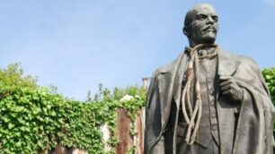 Il monumento di Lenin al Rossini art site