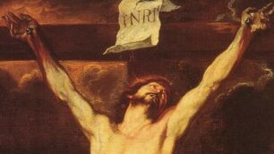 Arte, particolare di Cristo in croce di Antoon Van Dyck: in arrivo a Monza per una mostra in programma a Pasqua