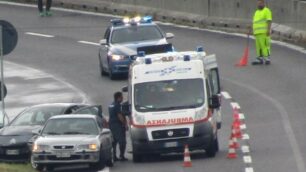 L’incidente che ha portato alla chiusura della Valassina a Briosco