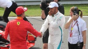 Lewis Hamilton e Sebastian Vettel