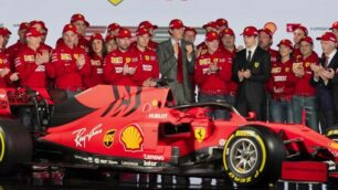 La presentazione della nuova Ferrari