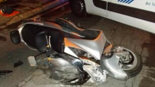 MONZA - INCIDENTE SCOOTERONE