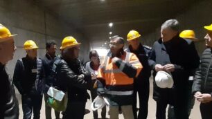 La visita al cantiere della Sp6