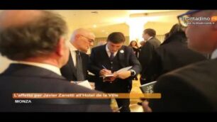 Monza: l’affetto per Javier Zanetti all’Hotel de la Ville