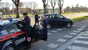 Un controllo dei carabinieri