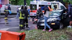 Desio incidente via Forlanini giovedì 4 giugno 2020