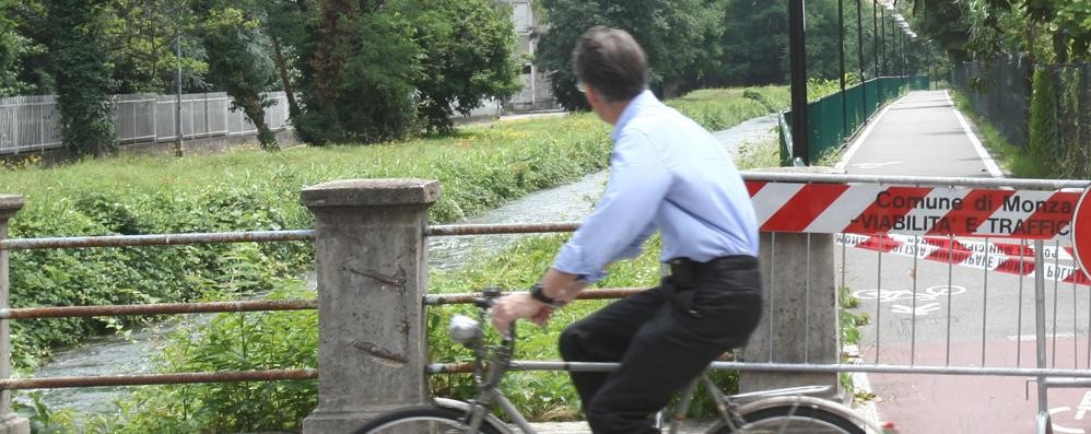 Il Villoresi all’altezza di via Pacinotti