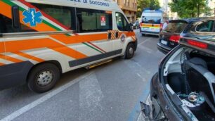 Seregno incidente corso Matteotti 8 luglio 2020