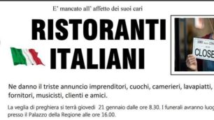 Corteo dei ristoratori, la “Brianza che non molla” va a Palazzo Lombardia: code sulla Statale 36  – VIDEO