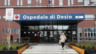 L’ingresso dell’ospedale di Desio