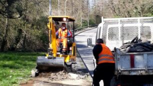 I lavori in via Corbella