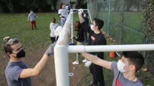 Il campo da calcio di via Valosa di Sotto, che dovrebbe essere trasferito