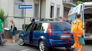 Giussano incidente auto moto 11 giugno 2021