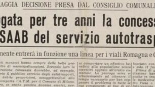 Dalla prima pagina del Cittadino del 06/07/1961