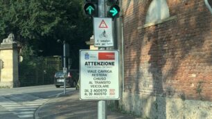 Monza viale Cavriga chiude agosto 2021