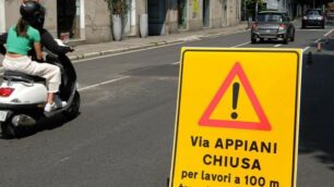 monza lavori del gas lungo via appiani