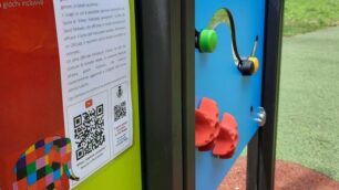 Usmate Velate parco giochi qr code inclusivo