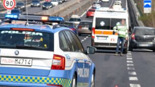 Statale 36 incidente Briosco direzione Lecco domenica 27 marzo