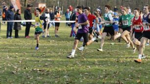 Gruppo di runners nella gara disputata nel Parco di Monza