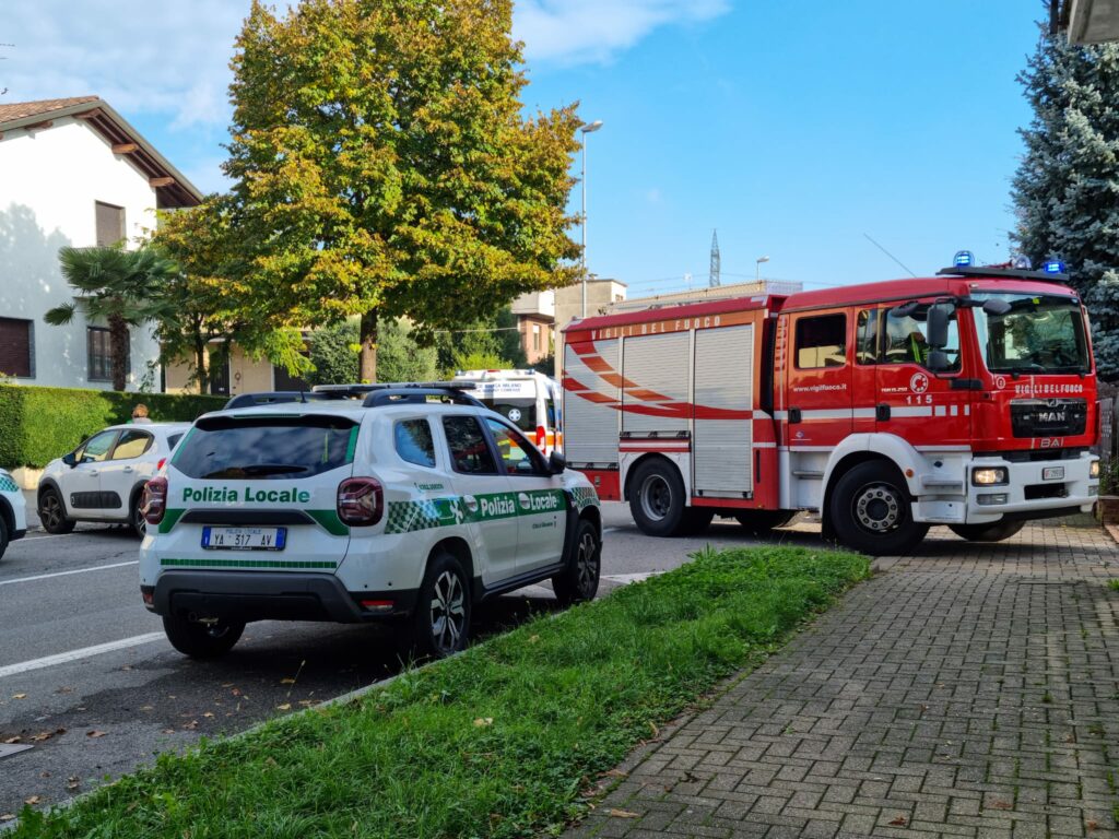 Incidente Giussano viale Monza