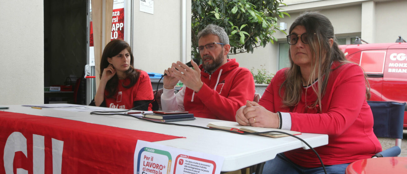 La presentazione delle proposte referendarie della Cgil