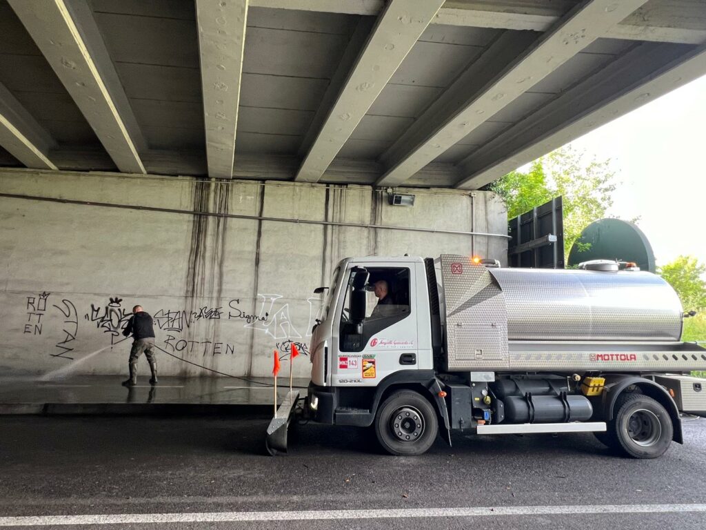 Monza allerta maltempo pulizia sottopasso via Lario Impresa Sangalli