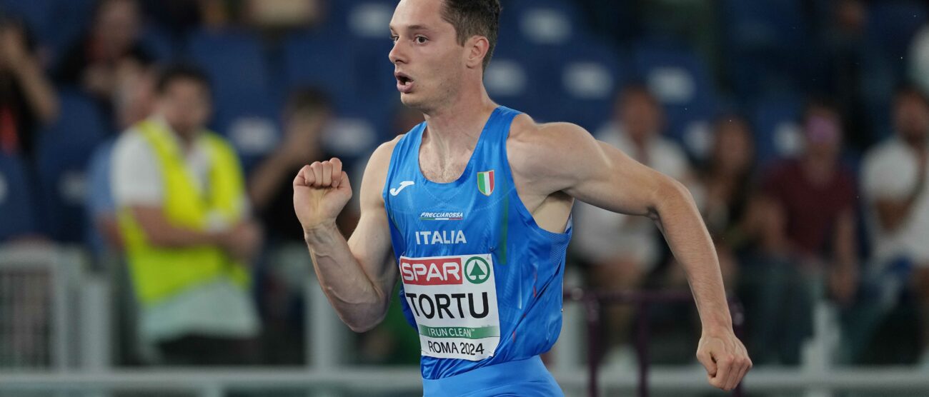 Atletica leggera Filippo Tortu Europei Roma - foto Fidal/Grana