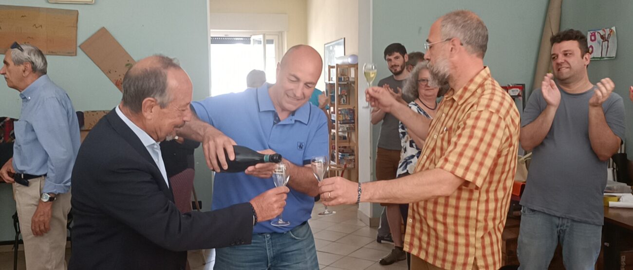 Villasanta il nuovo sindaco Lorenzo Galli festeggia la vittoria