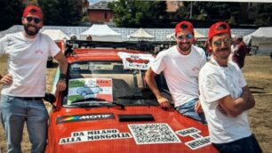 Mongol Rally equipaggio Vincenzina col muggiorese Carlo Sucameli