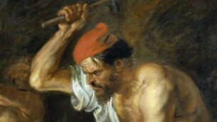 Efesto forgia i fulmini di Zeus, Rubens