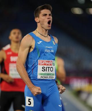 Atletica leggera Luca Sito Europei Roma - foto Fidal/Grana