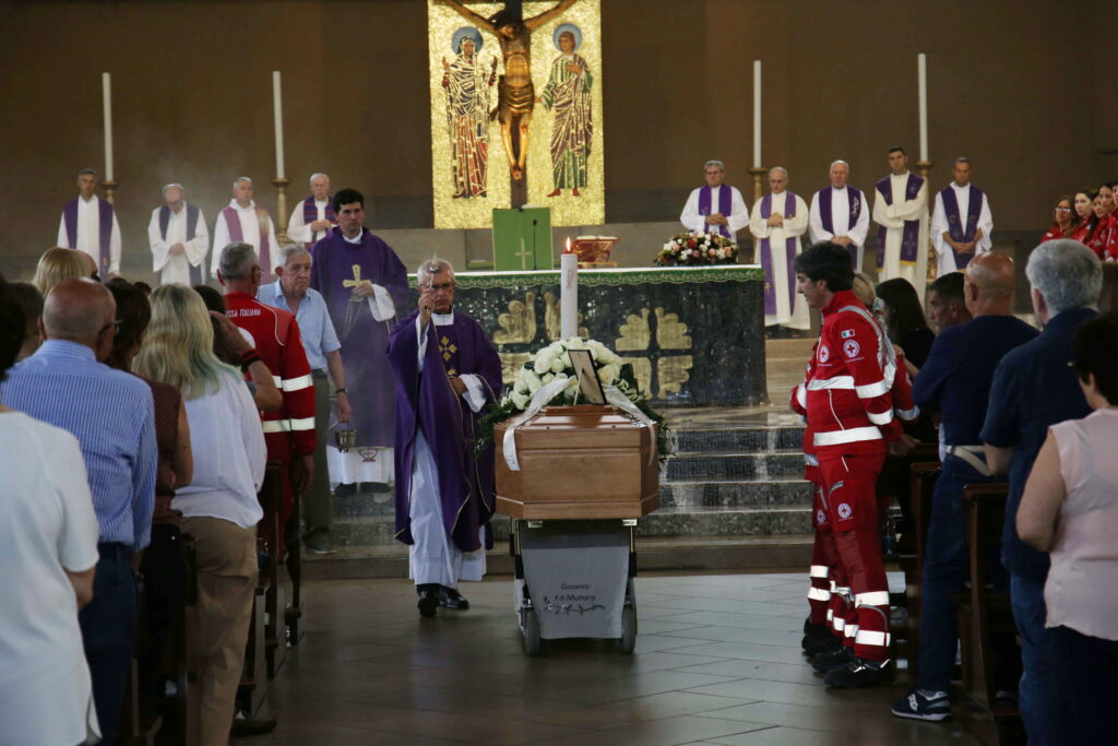 Monza funerali Fabio Castelli incidente stradale viale Battisti - foto Radaelli