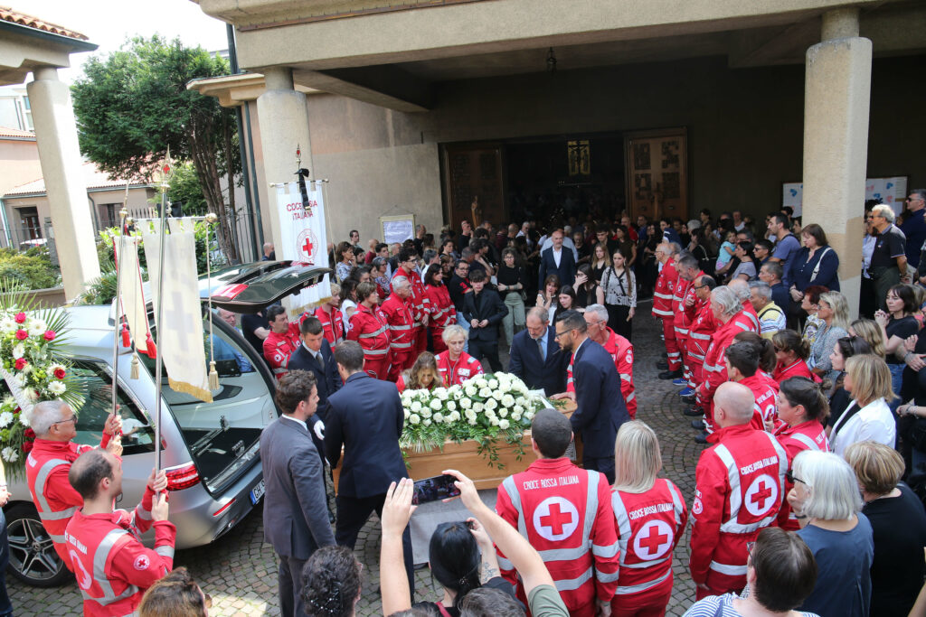 Monza funerali Fabio Castelli incidente stradale viale Battisti - foto Radaelli