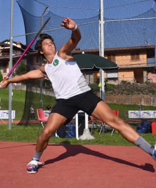 Atletica Vis Nova Giussano Suttora Tommaso giavellotto