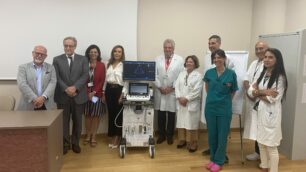 Irccs San Gerardo Monza nuovo ecocardiografo donato dall'Associazione Brianza per il Cuore