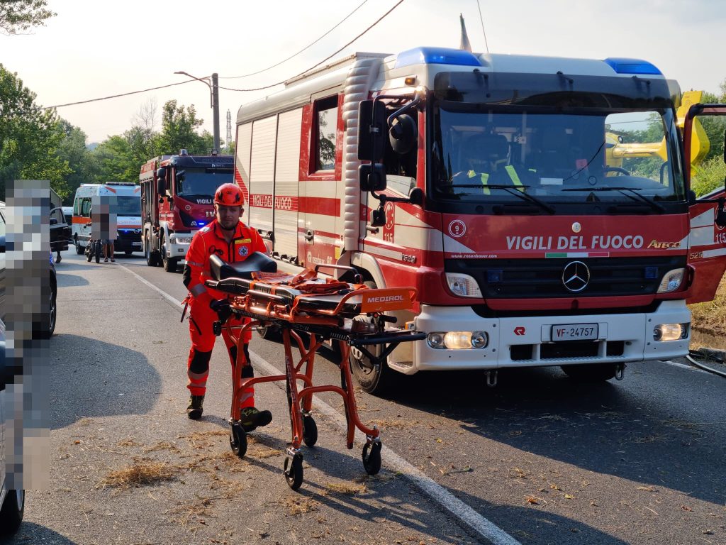 Veduggio con Colzano incidente 17 luglio 2024