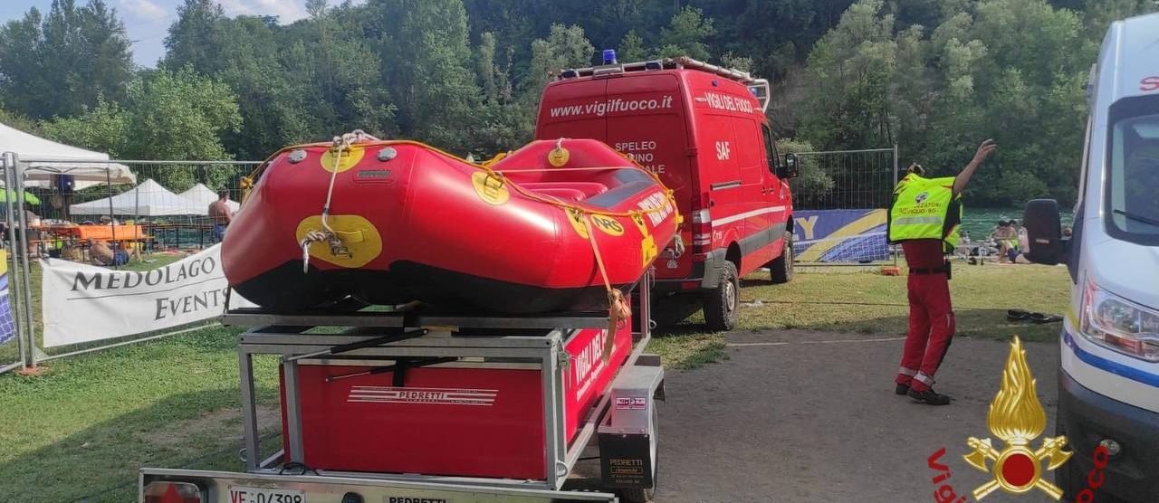 Vigili del fuoco Monza a Medolago