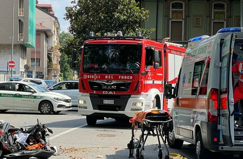 Incidente viale Battisti Monza 5 luglio 2024