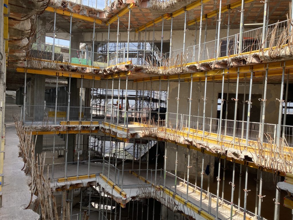 Monza ospedale San Gerardo Fase 4 cantiere