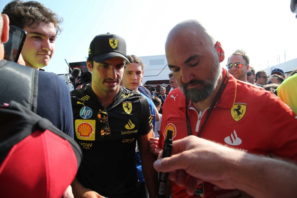 F1 Gp Italia 2024 Monza Sainz - foto Fabrizio Radaelli