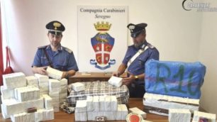 Il sequestro di droga a Barlassina