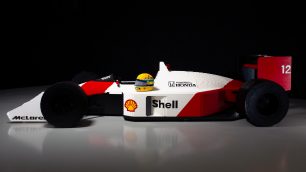 F1 Gp d'Italia la McLaren di Ayrton Senna in Lego