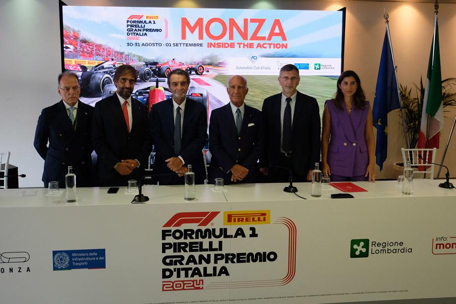 F1 Gp d'Italia 2024 Monza conferenza stampa presentazione - foto Radaelli