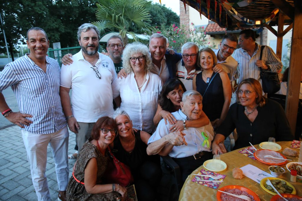 Monza compleanno Giancarlo Nava 90 anni - foto Radaelli