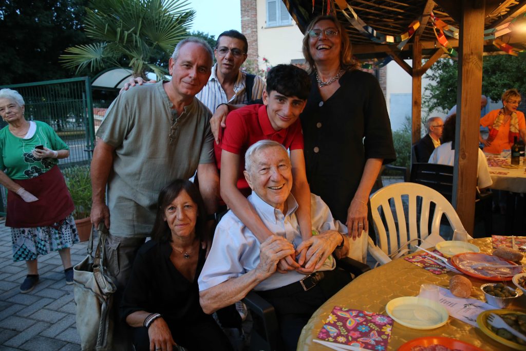 Monza compleanno Giancarlo Nava 90 anni - foto Radaelli