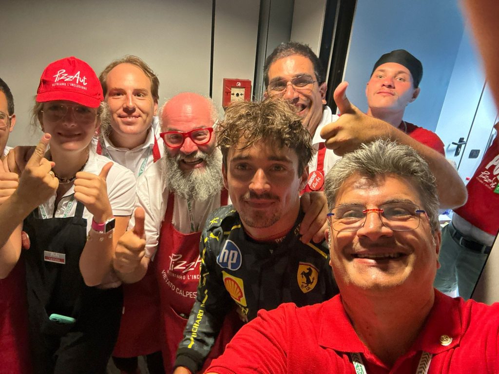 F1 Gp d'Italia Monza Leclerc e Pizzaut