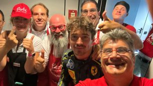 F1 Gp d'Italia Monza Leclerc e Pizzaut