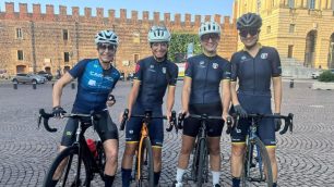 Ciclismo Laura Colnaghi Calissoni prima a sinistra a Verona 2024