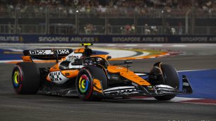 Lando Norris a Singapore